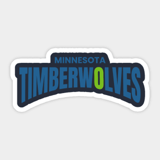 minnesota timberwolves Sticker